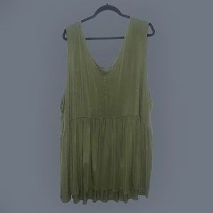 Olive Green Tunic/Boho Dress